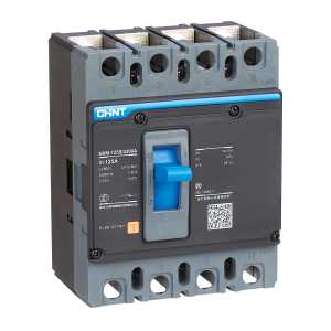 NXM MCCB Fixed Thermal Magnetic 4 Pole 125H Frame 50 kA (63–125 A)